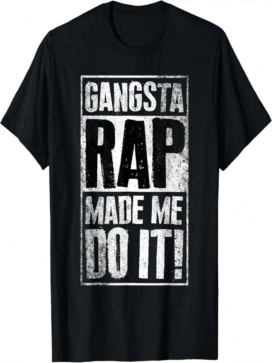 Graphic Gangsta Rap Made Me Do It! T-Shirt S разноцветный