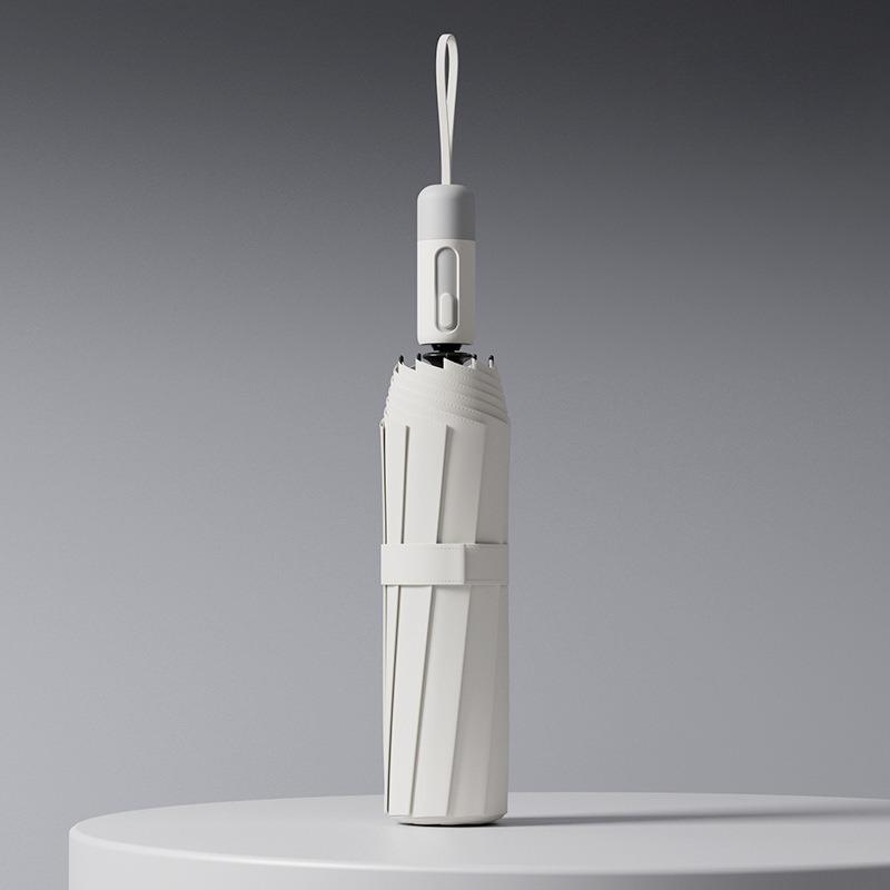 

Большой автоматический зонт Ветрозащитный Прочный 10 спиц, Роскошный складной солнцезащитный зонт Мужской Женский, Гольф Большой зонт Ветроустойчивый Aluminum&10K белый