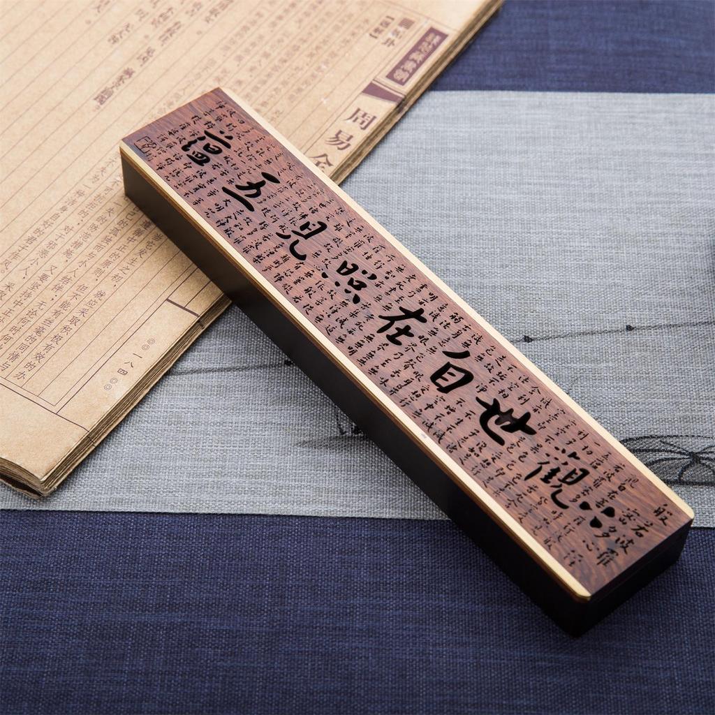 Zen-Style Wooden Incense Burner: Cultural Chinese Ornament for Home - Creative Solid Wood Stick Burner with Gift Box