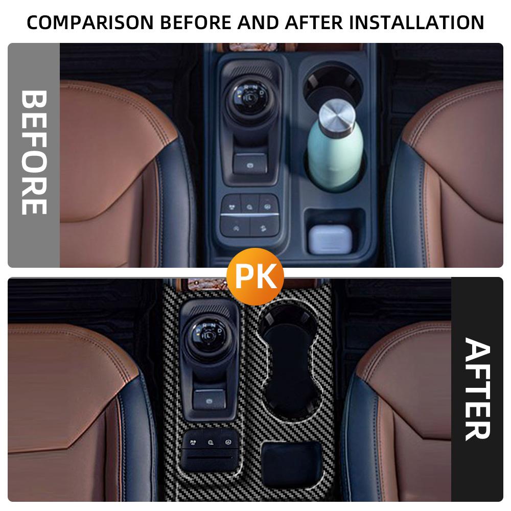 Car Center Control Panel Steering Wheel Cover for Ford Maverick 2025 - 2025 Door Handle Decoration Sticker Interior Accessories