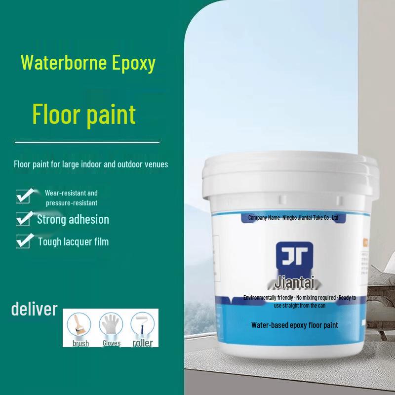 Jiantaia Water-based Epoxy Floor Paint 20kg with Tools
