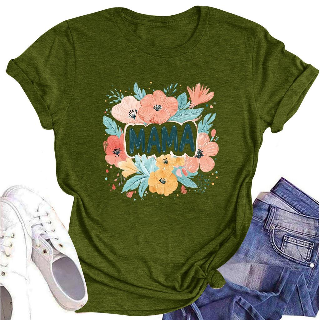 Bedrucktes Kurzarm-T-Shirt mit Rundhalsausschnitt für Kinder