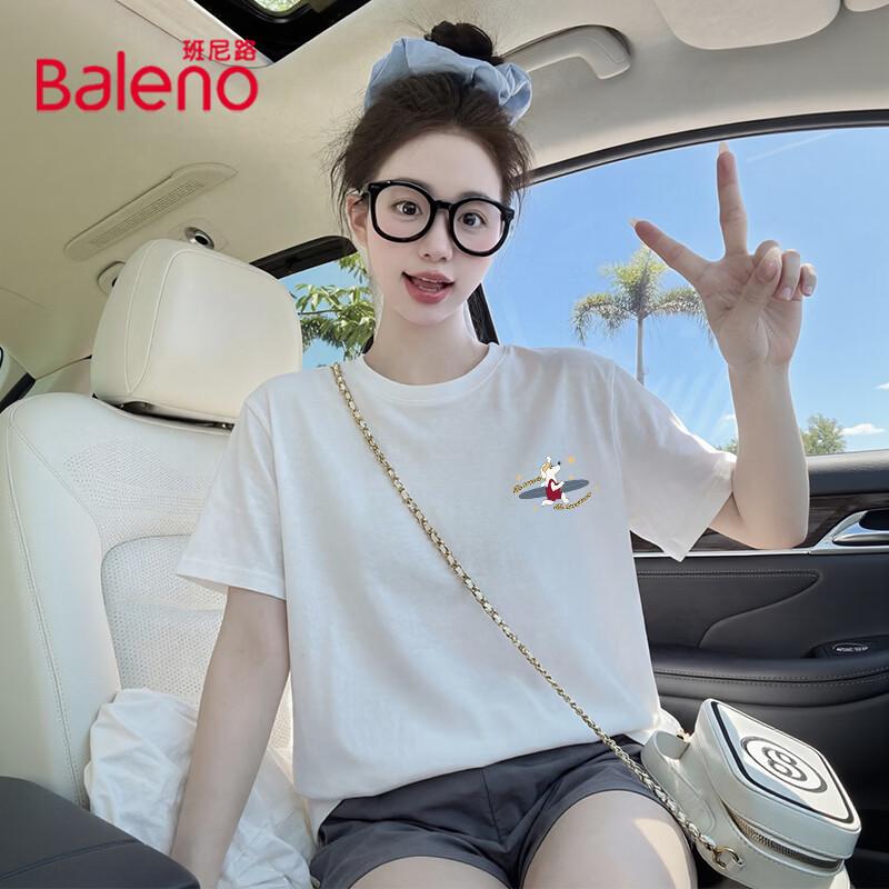 Baleno Women s Summer Surfing Puppy K Pure Cotton T-Shirt XL