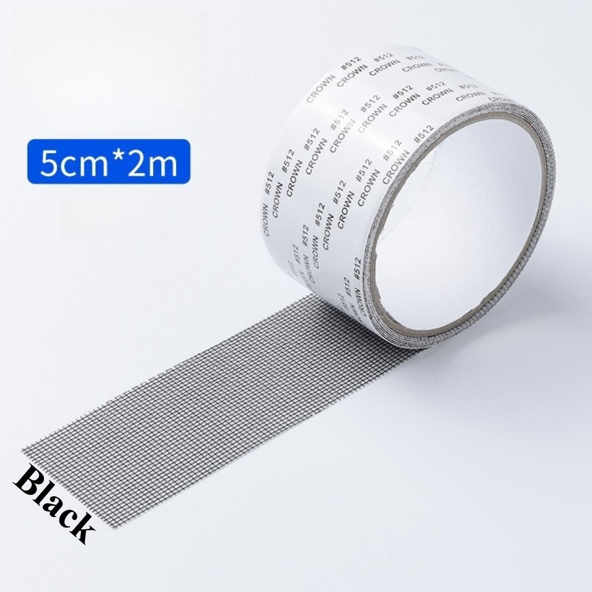 

Self Adhesive Dormitory Screen Window/curtain Repair Subsidy, Waterproof Patch, Mosquito Proof Screen Window Repair Tape, Easy Cutting and Fixed Size 5cm*2m чорний