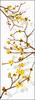 Anbo Dyeing Hand Towel Authentic Dyed Cotton Tokuoka Made In Japan 35cm X 100cm "Wintersweet Flowers" 100%