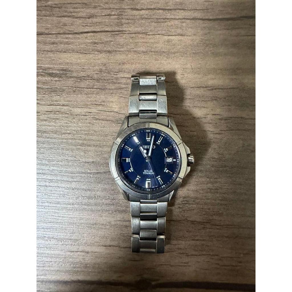 Used Working item SEIKO SPIRIT Solar Titanium Seiko Spirit