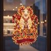 Kerst Schapen Zodiac Muurstickers Verwijderbaar Festival Glas Raam Decoraties Kunst Behang Voor Woonkamer Huis Decoratie