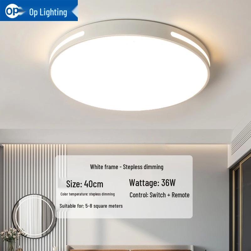 Ultra-Thin Minimalist LED Ceiling Light for Living Room, Dining Room, Bedroom - Modern Whole House Lighting Package