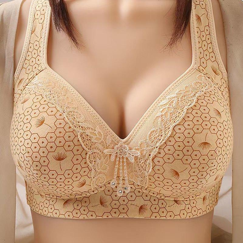 

Регулируемое женское нижнее белье жилетного типа собирает мать, чтобы закрыть под грудью кружевной бюстгальтер без оправы 36/80C cup