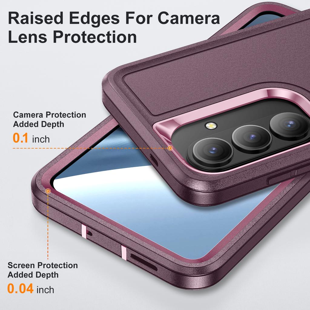 For Samsung Galaxy S26 Case PC + Silicone + EVA Drop Protection Phone Cover