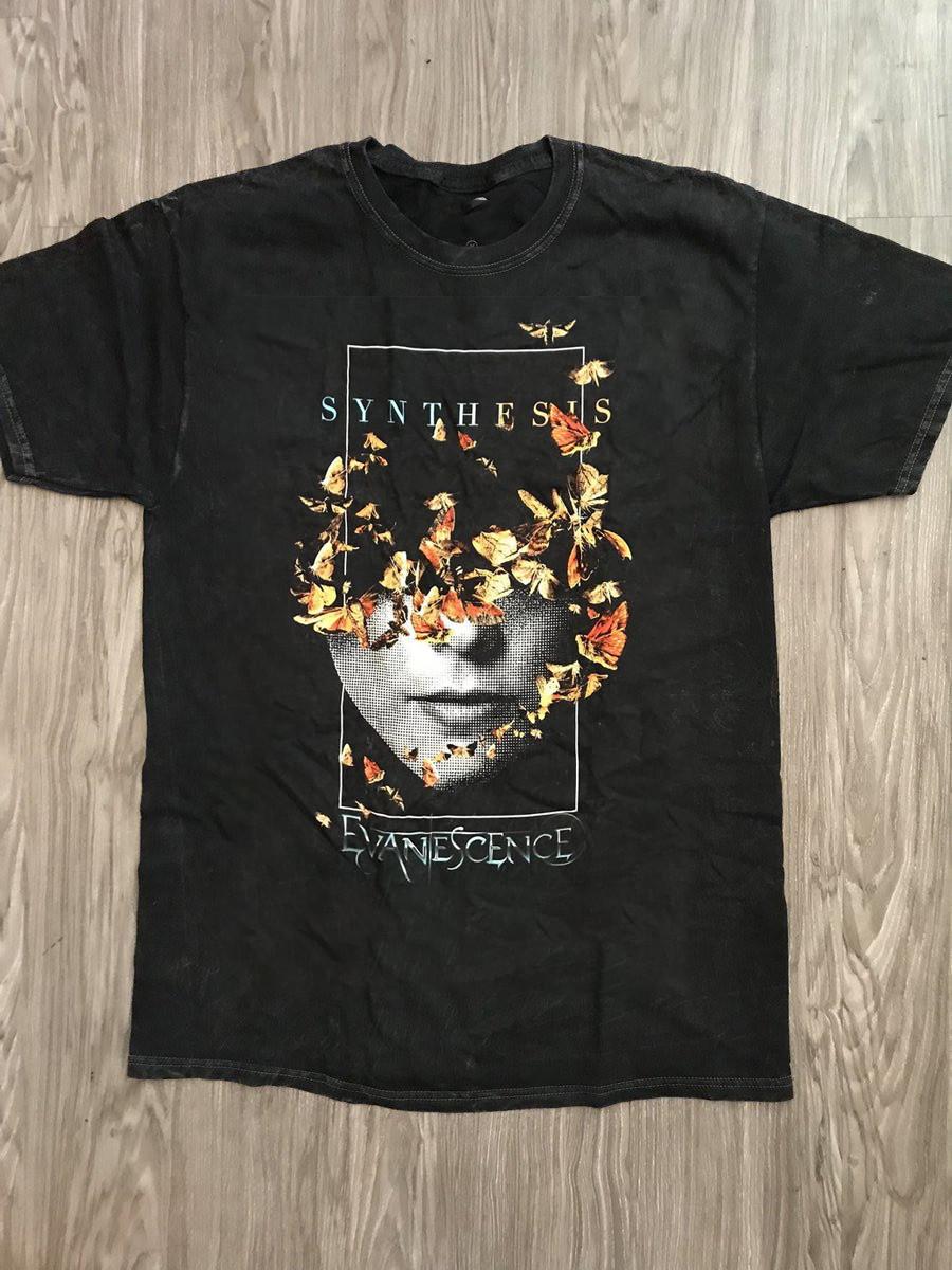Evanescence Rock Band Synthesis Tour Unisex Cotton T-Shirt Full Size SB270 2XL