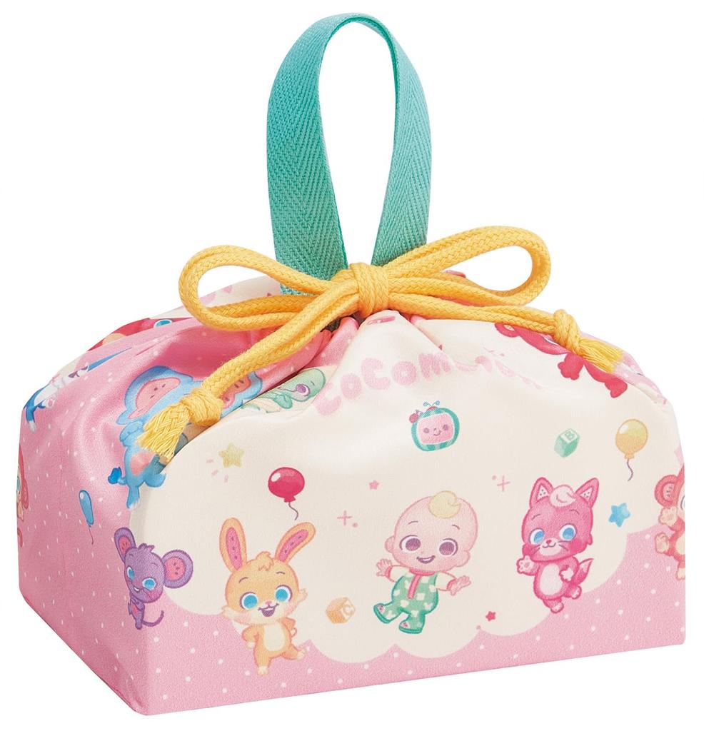 Skater Lunch Made in CoComelon Children's Bag/Drawstring Pouch, Japan, KB7SN-A