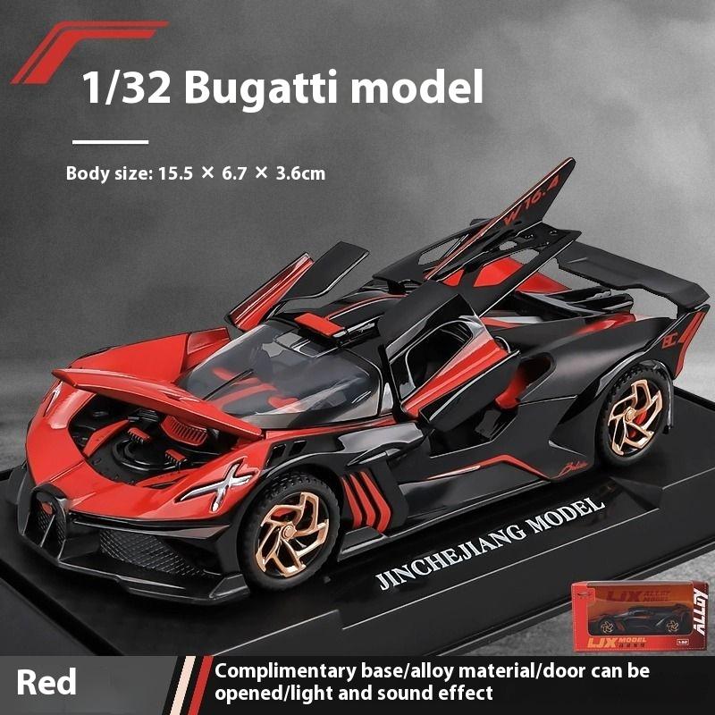 1:32 Supercar Sports Car Alloy Metal Diecast Vehicle Model Sound & Light Desktop Collection Hobby Ornaments Gifts