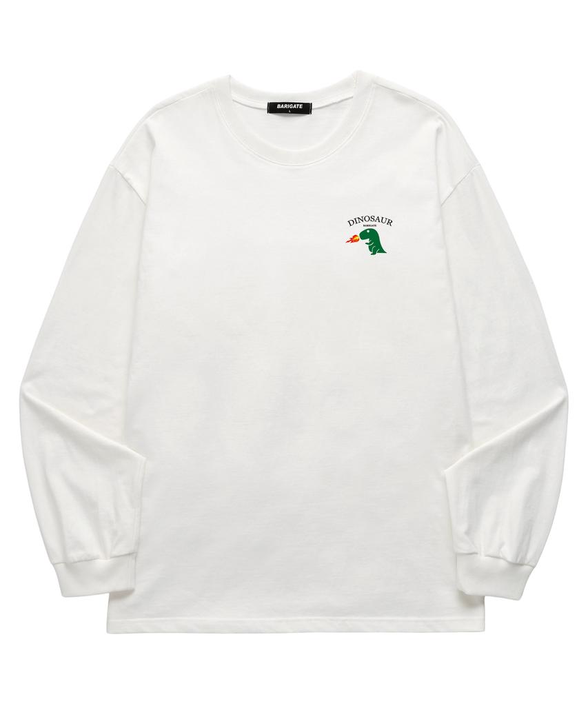 Baligeiteu Mini Dinosaur Long Sleeve (Bls040) White
