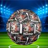 Custom Name Personalized Heated Rivalry Print Size 5 Soccer Ball Training & Match Football, for Team, Kicking, Gift for Football Enthusiasts