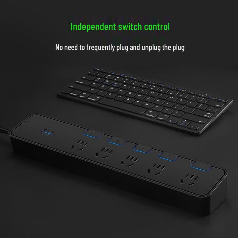 BULL Smart Surge Protector Power Strip with USB Ports CN plug (adapter included)