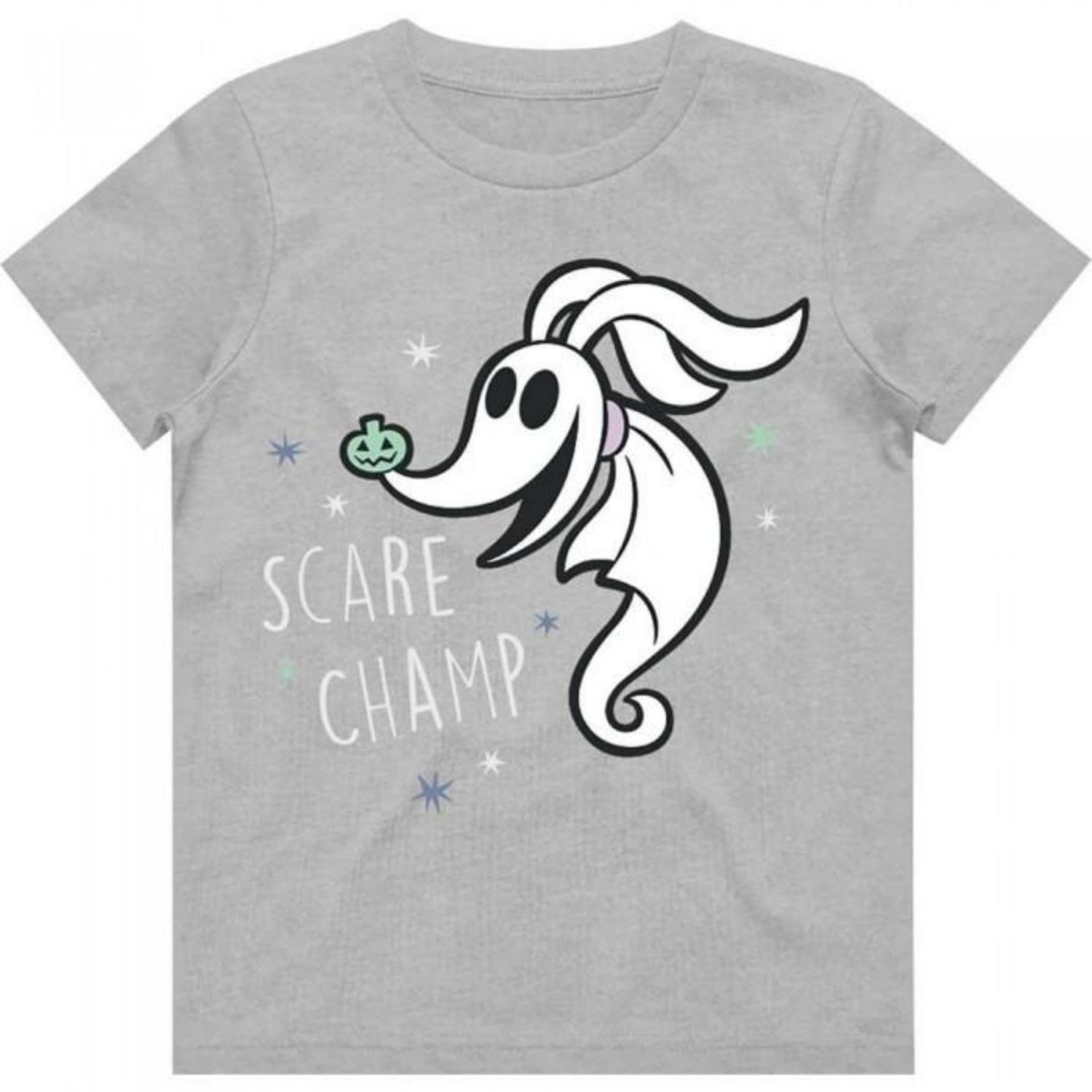 

Nightmare Before Christmas Childrens_Kids Scare Champ T-Shirt S чёрный