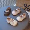 Girls' New Style Children's Soft-soled Baby Shoes with Round Soles, Single-sole Shoes