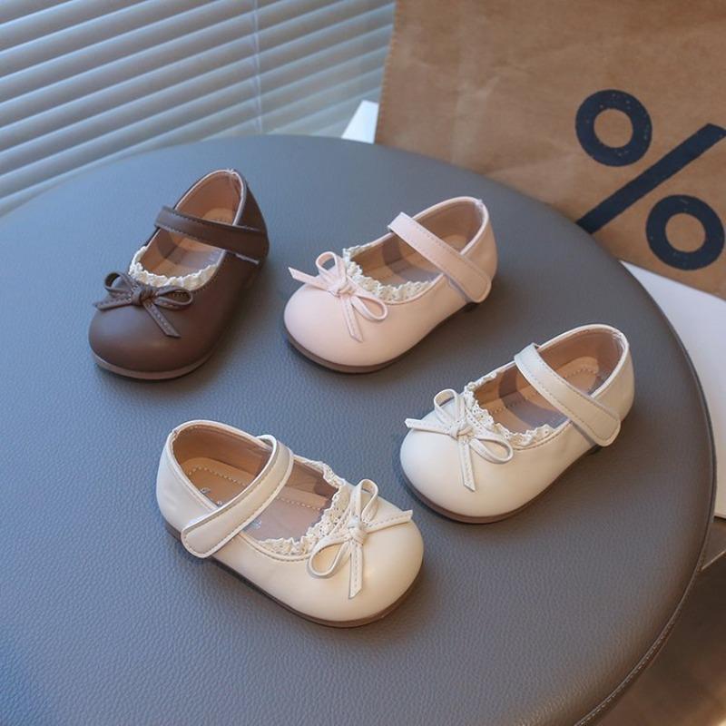 Girls' New Style Children's Soft-soled Baby Shoes with Round Soles, Single-sole Shoes