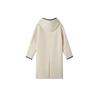 Elva' Island Women's Mid-Length Wool Hooded Double-Faced Coat