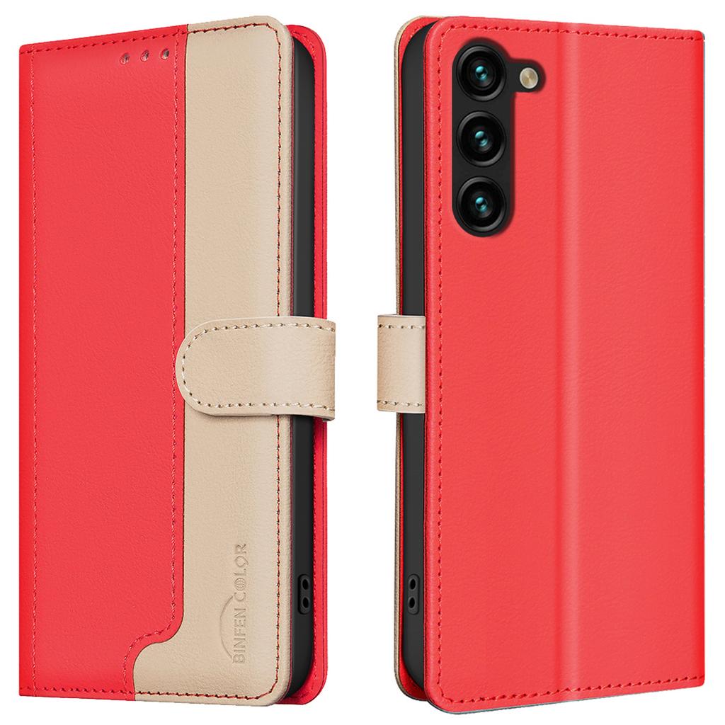 Für Samsung Galaxy S23+ Hülle Folio Flip Lederhülle RFID-Blockierung