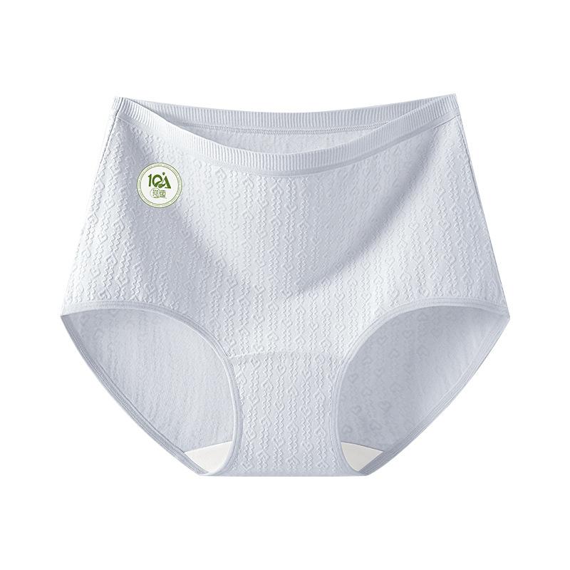 Women's Spring and Autumn High Waist 10A Antibacterial Extended Crotch Underwear