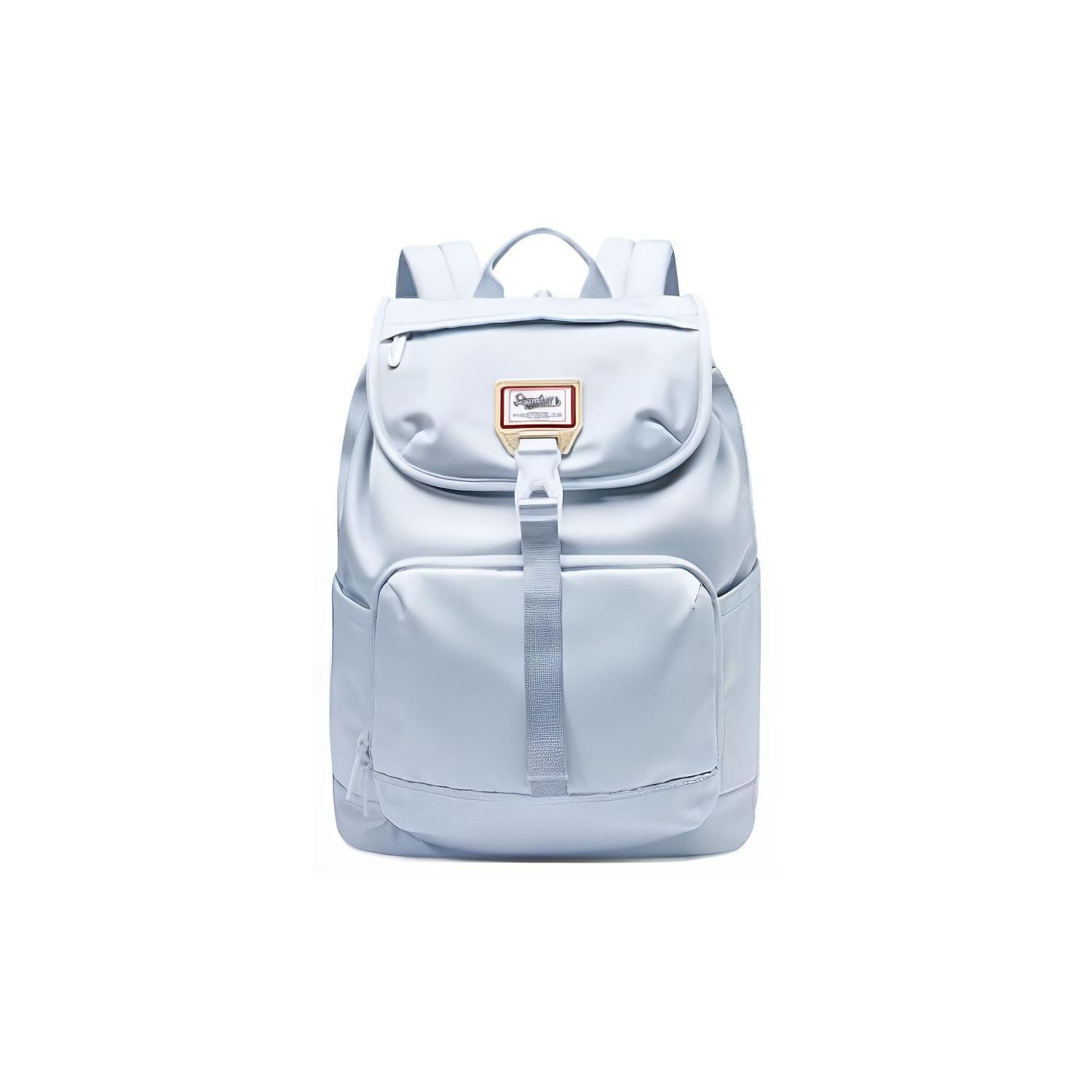 

Skechers Logo Patch Fabric Backpack Unisex Backpacks Light-Blue L323U166-03VQ Light Blue