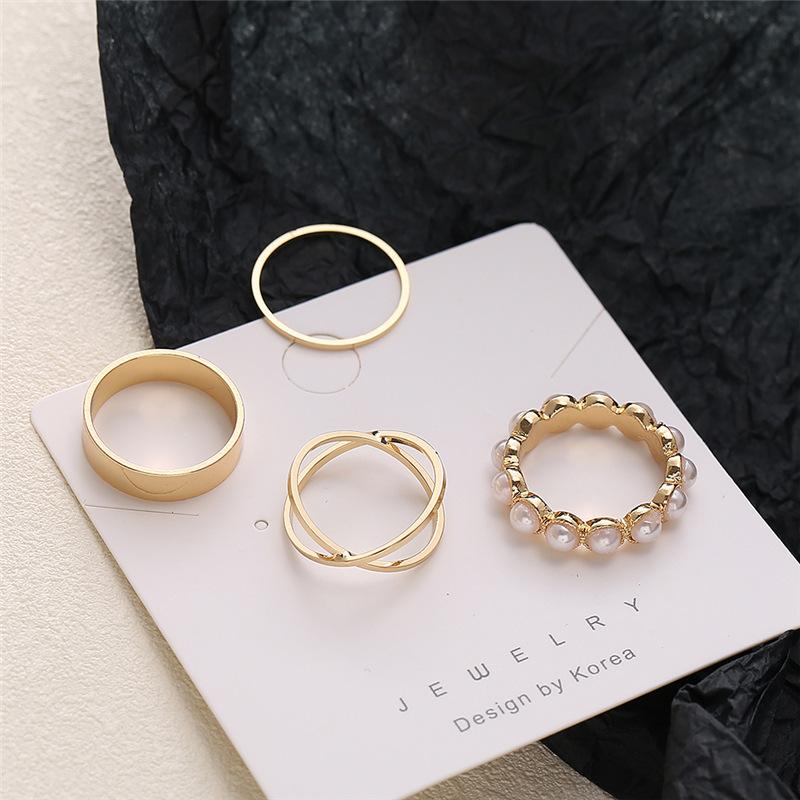 7Pcs/set Punk Finger Rings Black Rings Set Statement Korean Style Joint Ring For Women Gothic Fashion Jewelry 2026 Cool Vintage