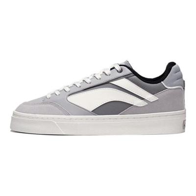 Li Ning We Wo 180 Lo Durable Breathable Low Top Skate Shoes Men Skate Shoes Gray White AECT021-2