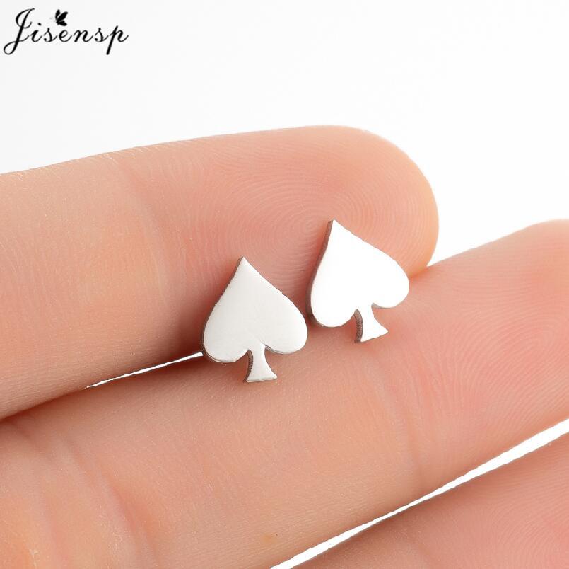 Ethnic Sun Totem Stud Earrings Personality Stainless Steel Heart Key Lock Arrow Earings for Women Geometric Jewelry Oorbellen
