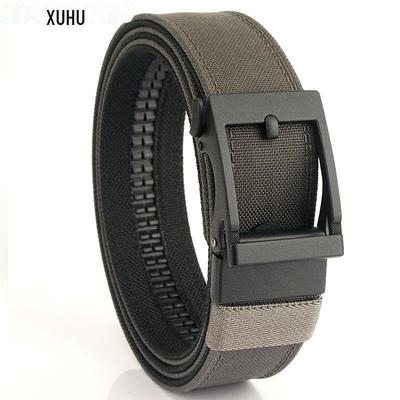 Men's Tactical Outdoor Dual-Purpose Automatic Buckle Belt - Reinforced Double-Layer Design for Shooting & Training