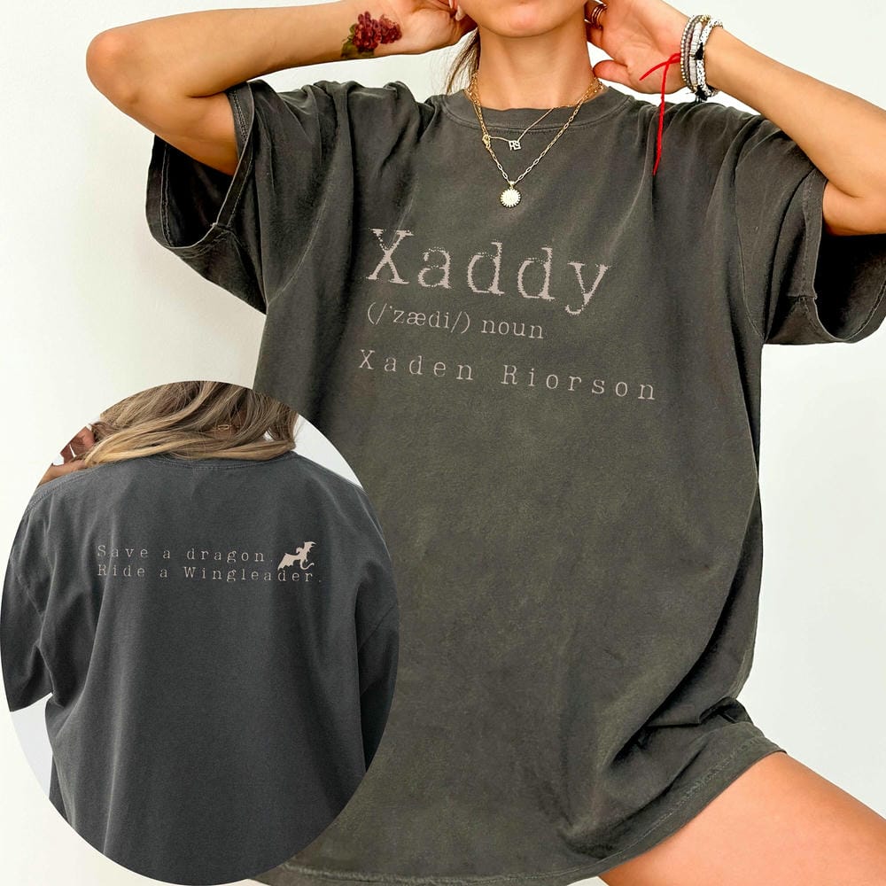 Maglietta Retro Xaden Riorson Xaden Fourth Wing Sarah J Maas Maglietta da Lettore Maglietta Comoda Unisex 100% Cotone Maglietta Y2K Streetwear