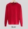 Trendy Harajuku Style Core-Spun Yarn Knitwear – Versatile No-Iron Round Neck Sweater