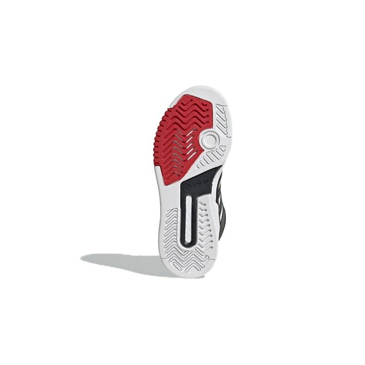 (GS) adidas Originals Drop Step Shoes 'Black Red White' Kids' GX6353