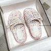 Mode 2025 Dicksohlige Hausschuhe für Damen Knopfdesign Lässige Hausschuhe zum Ausgehen Schuhe für Damen Zapatos De Mujer