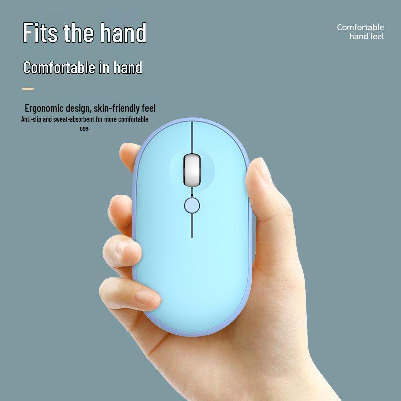 Xiantai Star Bluetooth Dual Mode Silent Wireless Mouse for Girls - Mini, Low Noise, for Laptop, Desktop, Office.