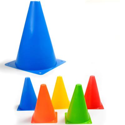 Fotbalové tréninkové kužely Běžecký sportovní trénink Dopravní kužely Sada 10 kusů 18 cm Modrá