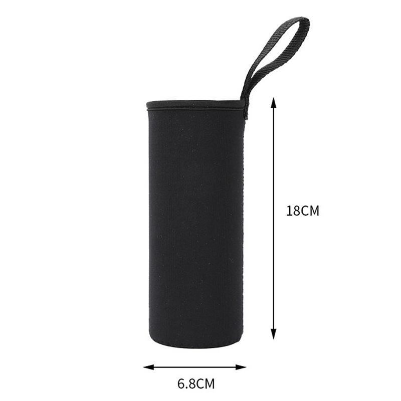 Sport Water Bottle Cover Case Insulated Bag Thermos Cup Pouch Portable Vacuum Glass Cup Set Sport Camping Accessorie 550ML
