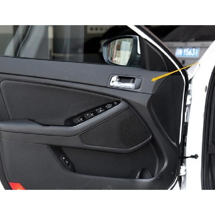 For Kia K5 Optima 2014-2015 Real Carbon Fiber Inner Door Handle Lock Frame Trim