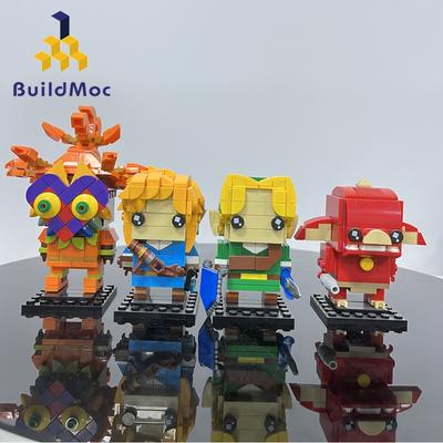 Buildmoc Hra Wild Breath Lebka Dítě Link Bokoblined Brickheadz Anime Postavičky MOC Stavebnice Hračky pro Děti Dárky