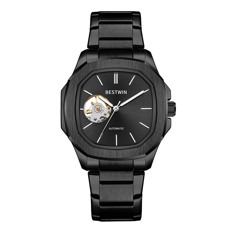 

UTHAI Мужские часы Бизнес Полностью автоматические Механические часы Модный тренд Водонепроницаемый Сплав Ремешок Механические часы Подарок