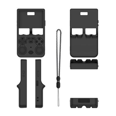 For R36 Ultra Silicone Protective Case Anti-scratch Shockproof Game Console Cover With Lanyard Sleeve Shell For R36 Ultra
