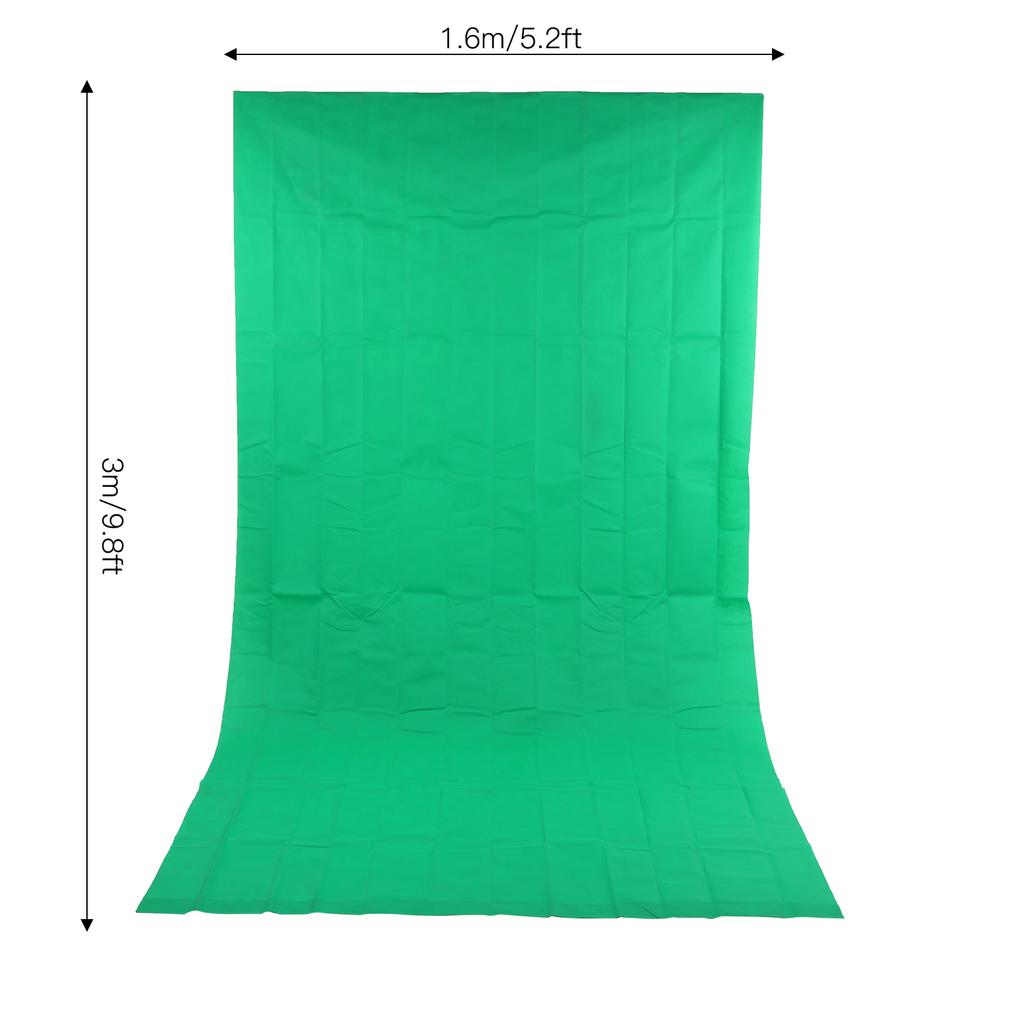 Double Sided 1.6x3M Photography Background Cloth NonWoven Studio Photo Backdrop(White )