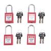 ABNR Electrical Lockout Tag Kit Hasp Set Clamp And Universal Multi-Pole Circuit Breaker Lockout