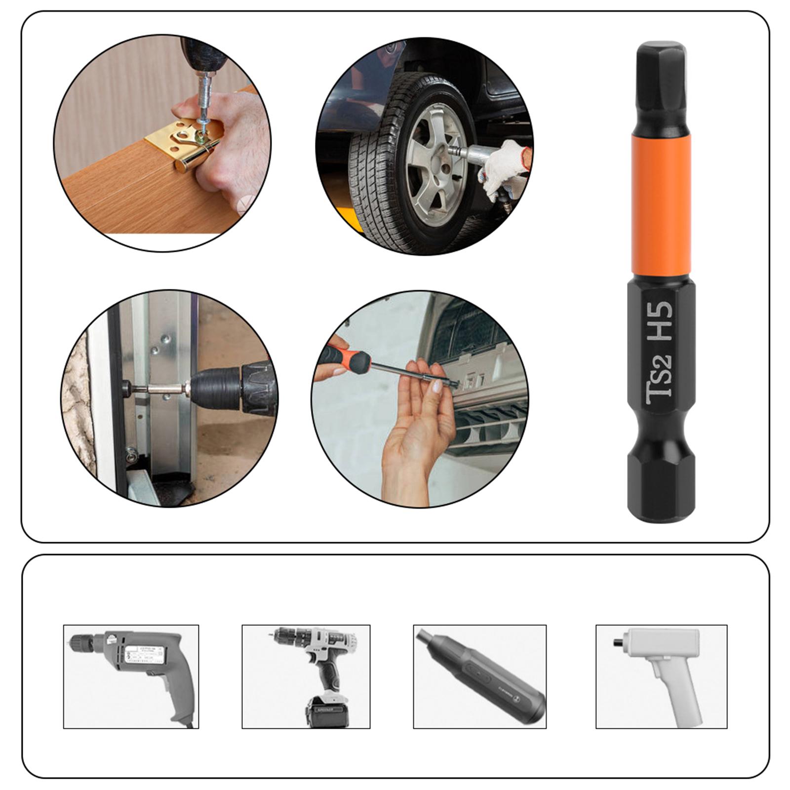 

7 шт. шестигранный ключ, набор сверл, отвертка, метрическая стальная отвертка SAE 1/4 дюйма, магнитная отвертка