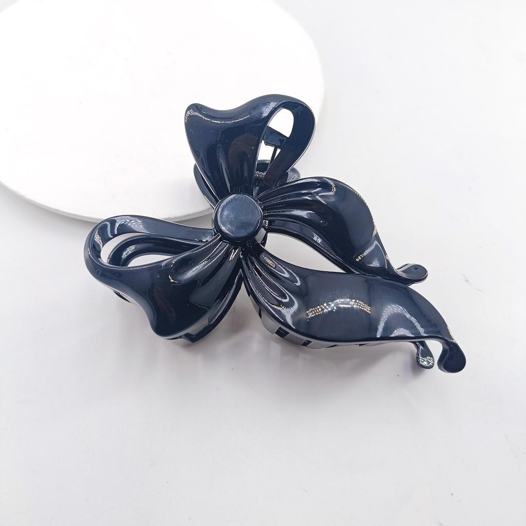 Pinza per Capelli a Nodo Farfalla Colorata con Effetto 3D Pinza a Squalo Fermaglio alla Moda per Chignon Pinza Professionale per Capelli