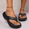 Summer Thick Platform Eva Flip Flops For Women Clip Toe Non Slip Beach Sandals Woman Comfortable Soft Sole Cloud Slippers