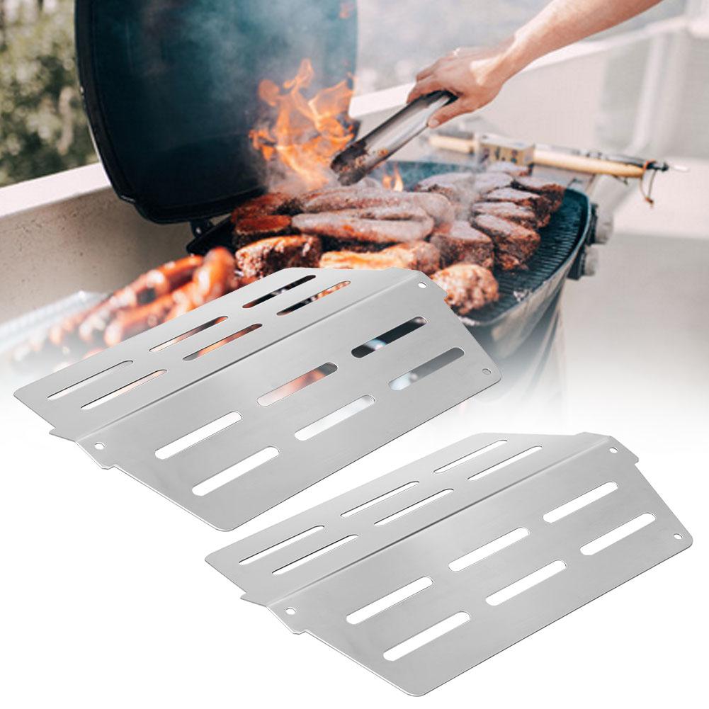 Stainless Steel BBQ Gas Grill Heat Plate Shield Tent Replacement Fit for Weber Genesis 300 Series