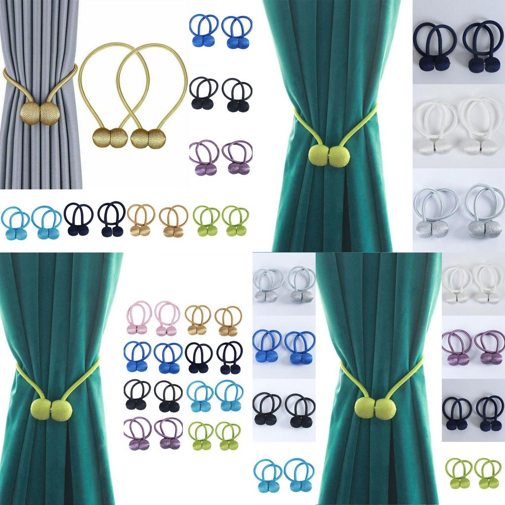 Elegante magnetische Vorhanghalter für schlichte Vintage-Heimdekoration