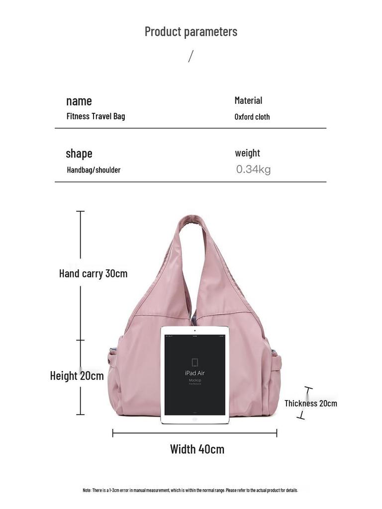 Stylish & Spacious Crossbody Yoga & Gym Bag - Simple, Fashionable, Large Capacity for Travel